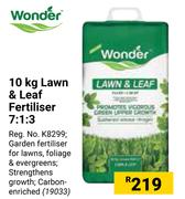 Wonder Lawn & Leaf Fertiliser 7:1:3-10Kg