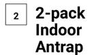Protek 2 Pack Indoor Antrap-Each