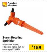 Garden Master 3 Arm Rotating Sprinkler