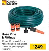 Garden Master Hose Pipe & Fittings