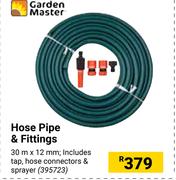 Garden Master Hose Pipe & Fittings