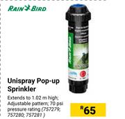 Rain Bird Unispray Opo Up Sprinkler