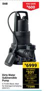 DAB Dirty Water Submersible Pump