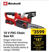 Einhell 18V PXC Chain Saw Kit