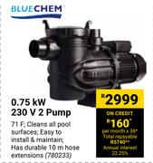 Blue Chem 0.75kW 230 V 2 Pump780233