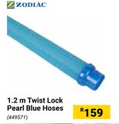 Zodiac 1.2m Twist Lock Pearl Blue Hoses 449571