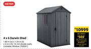 Keter 4 x 6 Darwin Shed 769041
