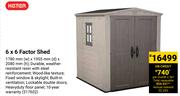 Keter 6 x 6 Factor Shed 517602
