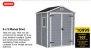 Keter 6 x 5 Manor Shed 642113