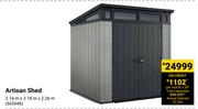 Artisan Shed 665046-21.4m X 2.18m X 2.26m