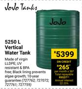 Jojo Tanks 5250 L Vertical Water Tank 727762