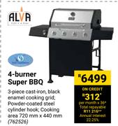 Alva 4-Burner Super BBQ 762526