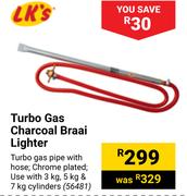 LK's Turbo Gas Charcoal Braai Lighter 56481