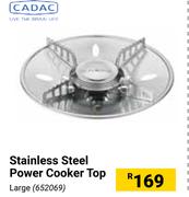 Cadac Stainless Steel Power Cooker Top (Large) 652069