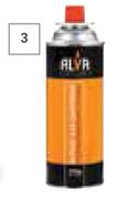 Alva Butane Gas Canister CCR100 220g