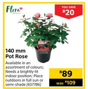 Flora 140mm Pot Rose