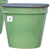 First Dutch 410mm JC Cone Glazed Pots