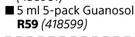 Protek 5-Pack Guanoflo-5ml