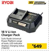 Ryobi 18V Li-Ion Charger Pack
