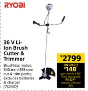 Ryobi 36V Li-Ion Brush Cutter & Trimmer