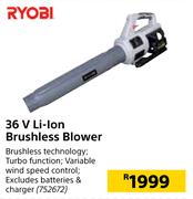 Ryobi 36V Li-Ion Brushless Blower
