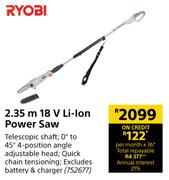 Ryobi 2.35m 18V Li-Ion Power Saw