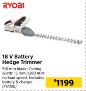 Ryobi 18V Battery Hedge Trimmer