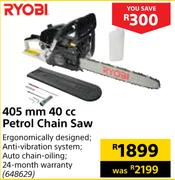 Ryobi 405mm 40cc Petrol Chain Saw