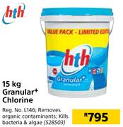 HTH 15Kg Granular+ Chlorine