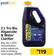 Pool Brite 2L Tru Blu Algaecide & Water Clarifier