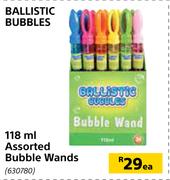 Ballistic Bubbles 118ml Assorted Bubble Wands-Each