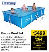 Bestway Frame Pool Set-4m x 2.11m x 810mm