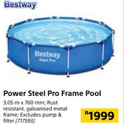 Bestway Power Steel Pro Frame Pool-3.05m x 760mm