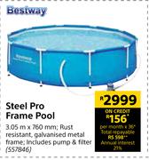 Bestway Steel Pro Frame Pool-3.05m x 760mm