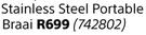Expert Grill Stainless Steel Portable Braai