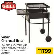 Expert Grill Safari Charcoal Braai 750 mm x 670 mm