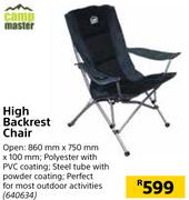 Camp Master High Backrest Chair