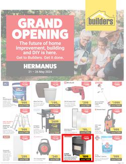 Builders : Grand Opening Hermanus (21 May - 26 May 2024), page 1