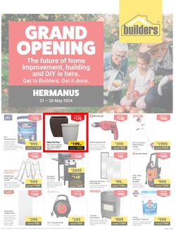 Builders : Grand Opening Hermanus (21 May - 26 May 2024), page 1