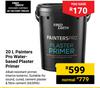 Fired Earth Painters Pro Water-Based Plaster Primer-20Ltr
