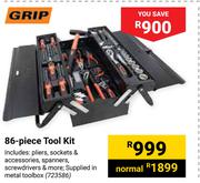 Grip 86-Piece Tool Kit