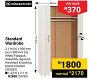 Home & Kitchen Standard Wardrobe-2.1m(h) x 900mm(w) x 500mm(d)