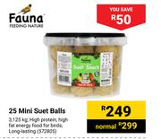 Fauna 25 Mini Suet Balls
