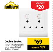 Builders Double Socket