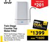Jojo Twin Stage Counter Top Water Filter