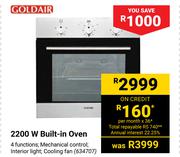 Goldair 2200W Built-In Oven