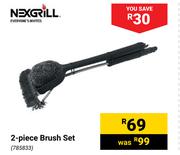 Nexgrill 2-Piece Brush Set