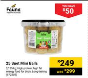 Fauna 25 Suet Mini Balls