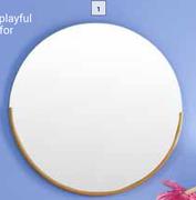 Round Decor Trim Mirror-600mm x 600mm