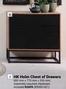 HK Holm Chest Of Drawers-800mm x 770mm x 350mm